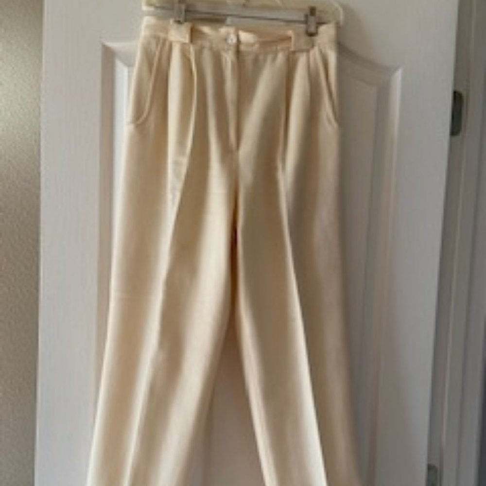 Cream Colored Lined Pants